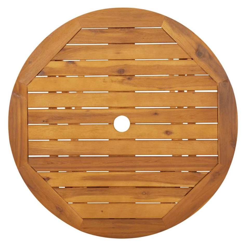Mesa plegable de jardín de madera maciza de acacia 70
