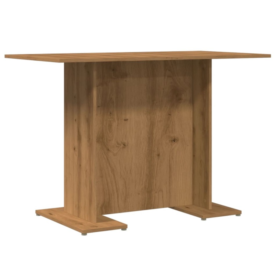Mesa de comedor madera ingeniería roble artisan 110x60x75