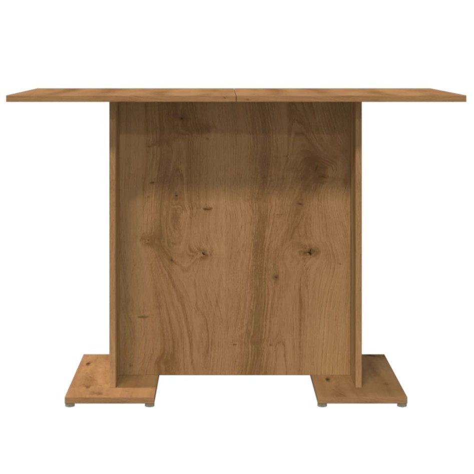 Mesa de comedor madera ingeniería roble artisan 110x60x75