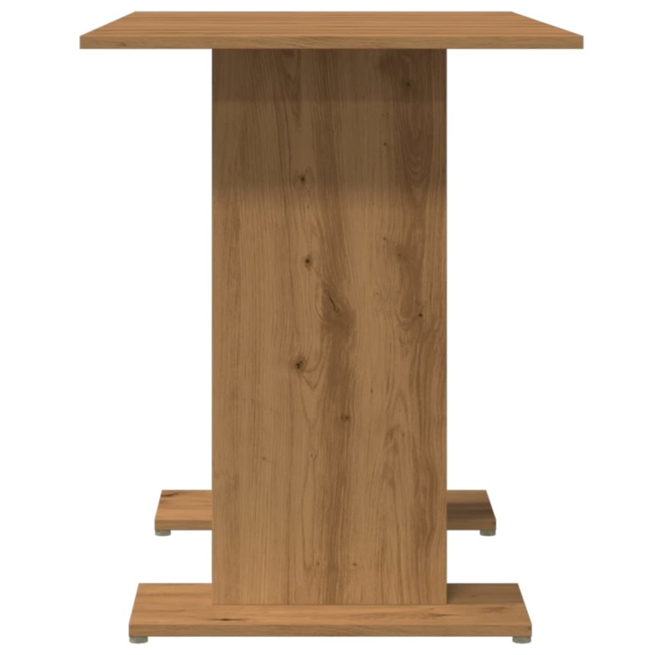 Mesa de comedor madera ingeniería roble artisan 110x60x75