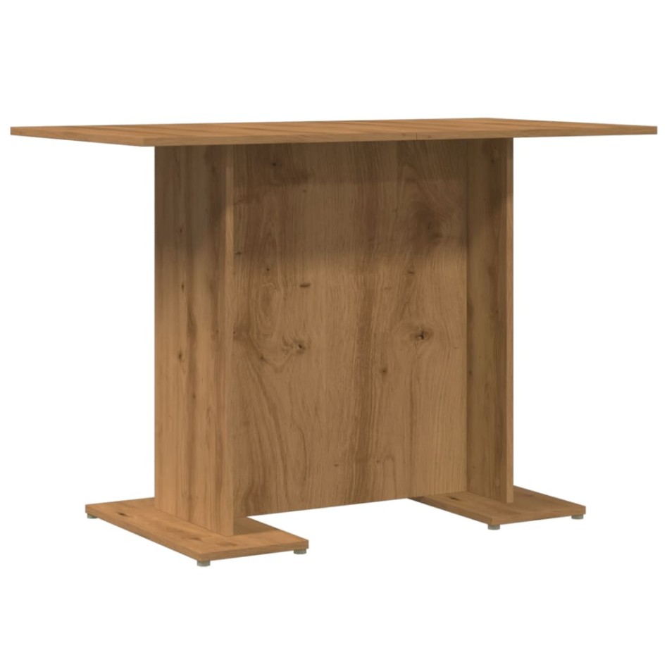 Mesa de comedor madera ingeniería roble artisan 110x60x75