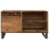 Mueble para discos madera ingeniería envejecida 84,5x38x48
