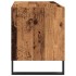 Mueble para discos madera ingeniería envejecida 84,5x38x48