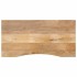 Tablero escritorio con curva madera mango rugosa 110x50x2,5