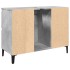 Armario de lavabo madera contrachapada gris hormigón