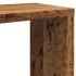 Estantes cubo de pared 6 uds madera envejecida 30x15x30