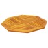 Tablero de mesa octogonal madera maciza de acacia 80x80x2,2