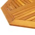 Tablero de mesa octogonal madera maciza de acacia 80x80x2,2