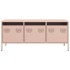 Mueble para TV acero laminado en frío rosa 101,5x39x43,5