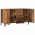 Aparador de madera de ingeniería envejecida 100x36x60