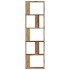 Estantería madera de ingeniería madera envejecida 45x24x159