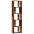 Estantería madera de ingeniería madera envejecida 45x24x159