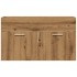 Mueble de lavabo de baño madera roble artisan 90x38,5x46