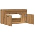 Mueble de lavabo de baño madera roble artisan 90x38,5x46