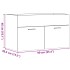 Mueble de lavabo de baño madera roble artisan 90x38,5x46