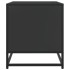 Mueble de TV madera de ingeniería y metal negro 91x40x46