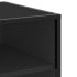 Mueble de TV madera de ingeniería y metal negro 91x40x46