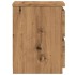 Mesitas noche 2 uds madera ingeniería roble artisan 30x30x40