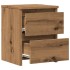 Mesitas noche 2 uds madera ingeniería roble artisan 30x30x40
