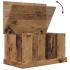 Caja de almacenaje madera de ingeniería envejecida 70x40x38
