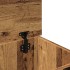 Caja de almacenaje madera de ingeniería envejecida 70x40x38