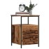 Mesitas de noche 2 uds madera envejecida 34x35,5x50