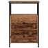 Mesitas de noche 2 uds madera envejecida 34x35,5x50