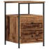Mesitas de noche 2 uds madera envejecida 34x35,5x50