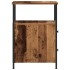 Mesitas de noche 2 uds madera envejecida 34x35,5x50