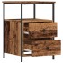 Mesitas de noche 2 uds madera envejecida 34x35,5x50