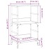 Estantería libros madera ingeniería envejecida 50x33x82