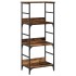 Estantería madera ingeniería madera envejecida 50x33x117,5