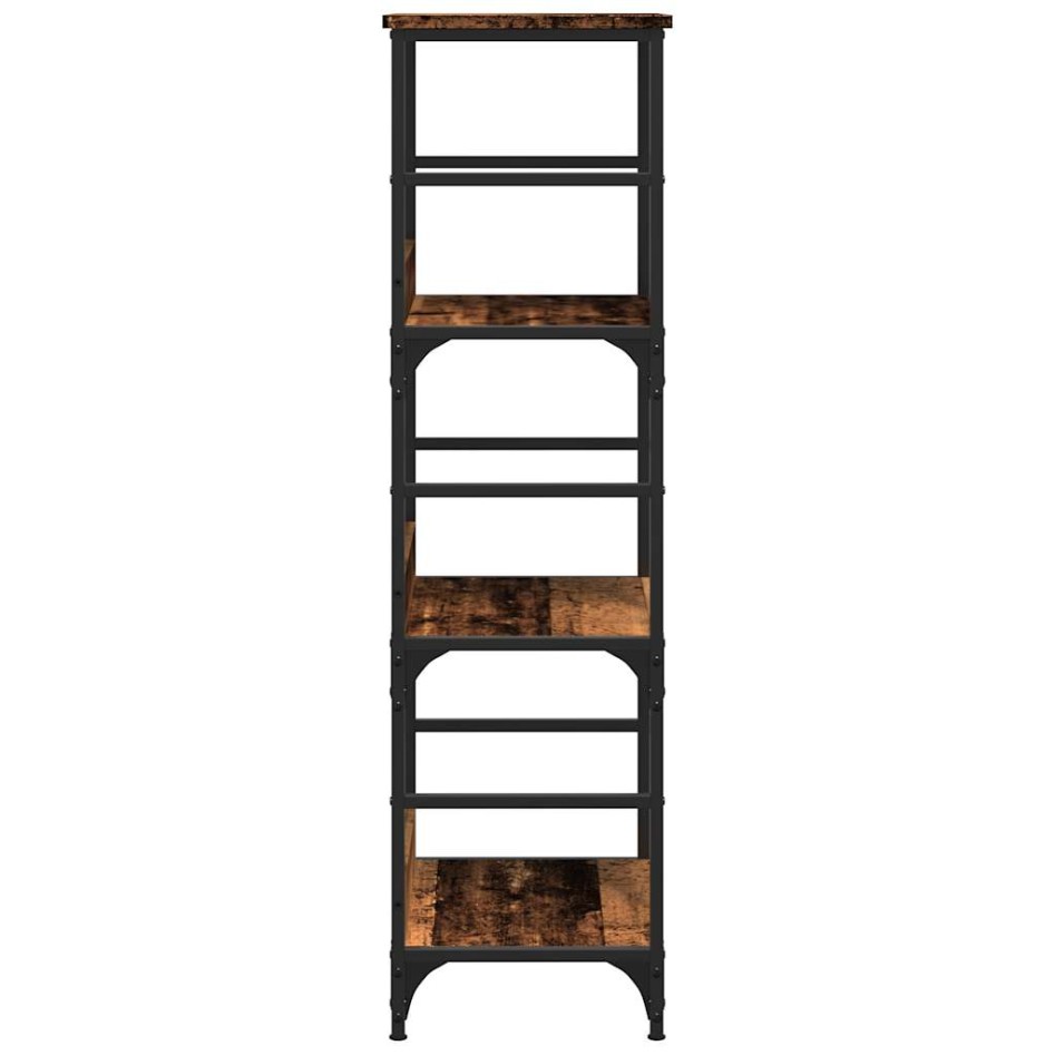 Estantería madera ingeniería madera envejecida 50x33x117,5