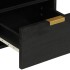 Mueble de TV madera de ingeniería negro 70x33x46