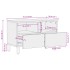 Mueble de TV madera de ingeniería negro 70x33x46