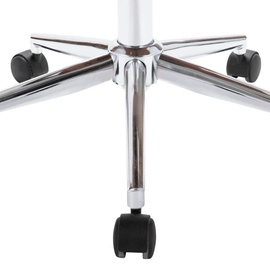 Silla de oficina giratoria de madera curvada y tela