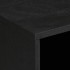 Mueble de TV madera de ingeniería negro 80x33x46