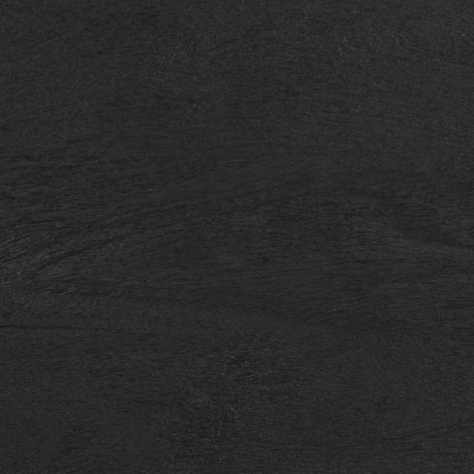 Mueble de TV madera de ingeniería negro 80x33x46