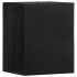 Mueble de baño colgante madera de ingeniería negro 38x33x48