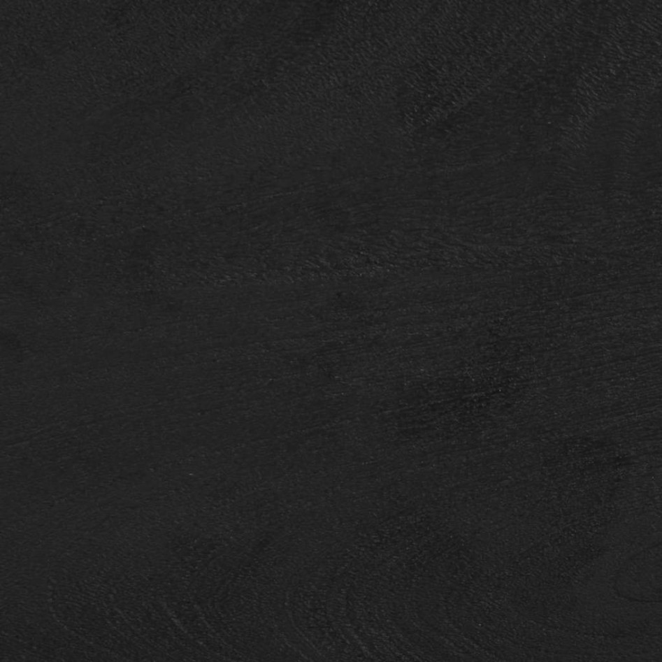 Mueble de baño colgante madera de ingeniería negro 38x33x48