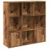 Estantería de madera de ingeniería envejecida 98x29x97,5