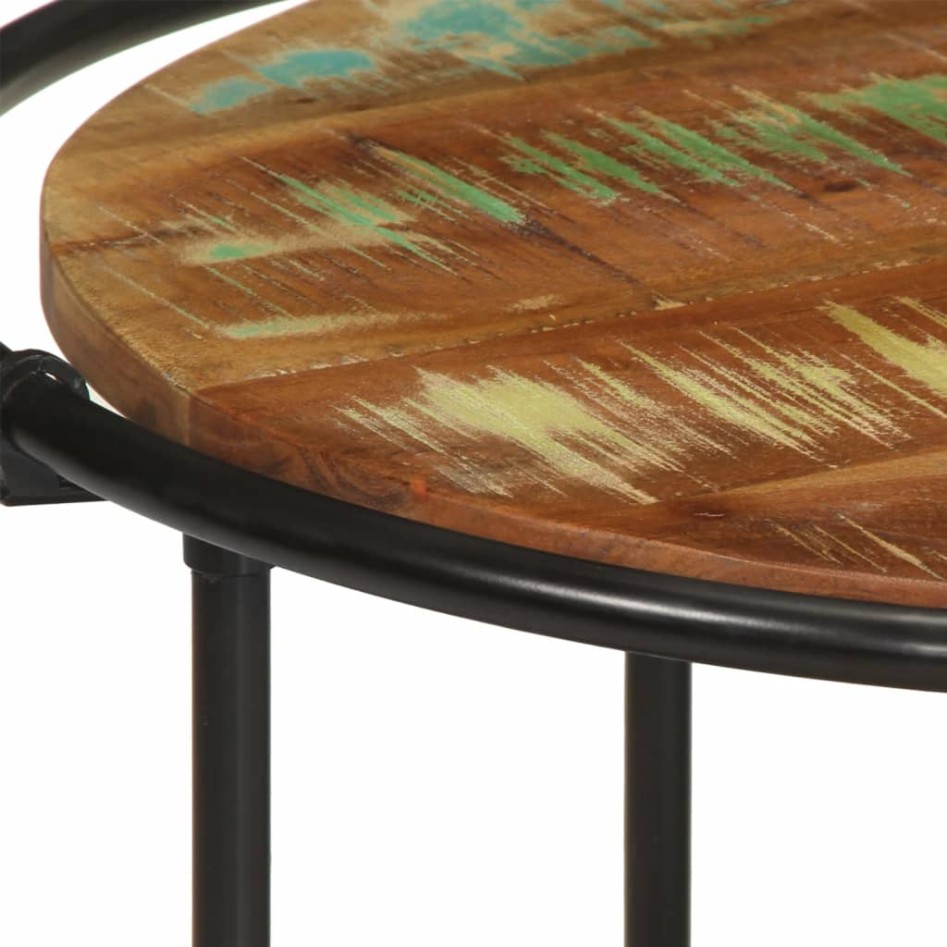 Mesa de centro madera maciza reciclada 110x55x40