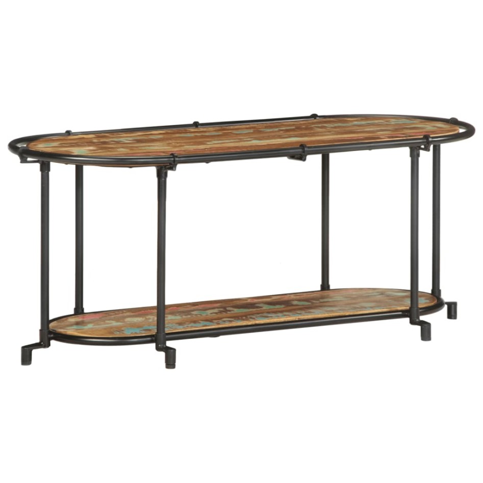 Mueble de TV madera maciza reciclada 100x42x40