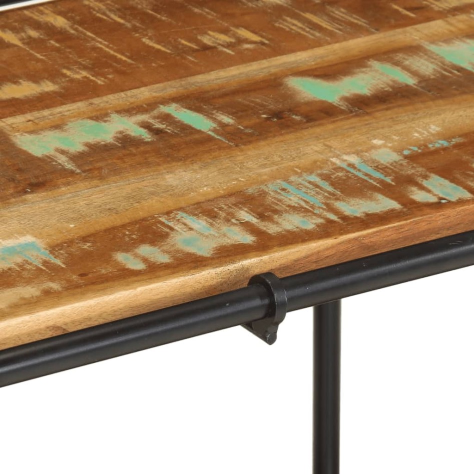 Mueble de TV madera maciza reciclada 100x42x40