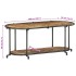 Mueble de TV madera maciza reciclada 100x42x40