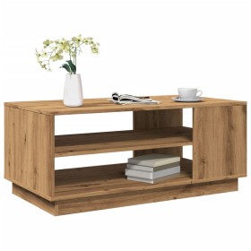 Mesa de centro madera de ingeniería roble artisan 102x55x43