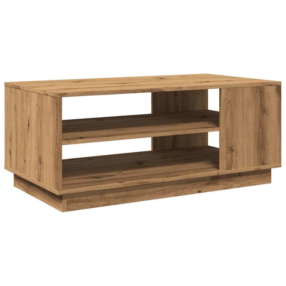 Mesa de centro madera de ingeniería roble artisan 102x55x43