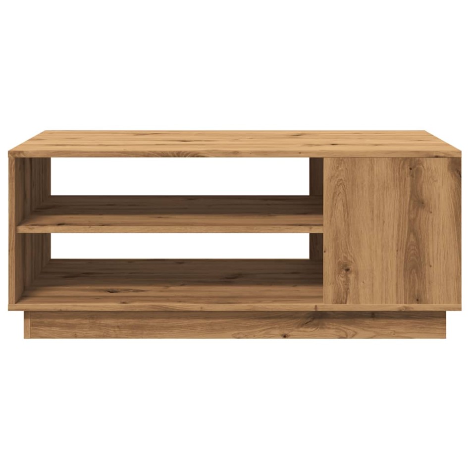 Mesa de centro madera de ingeniería roble artisan 102x55x43