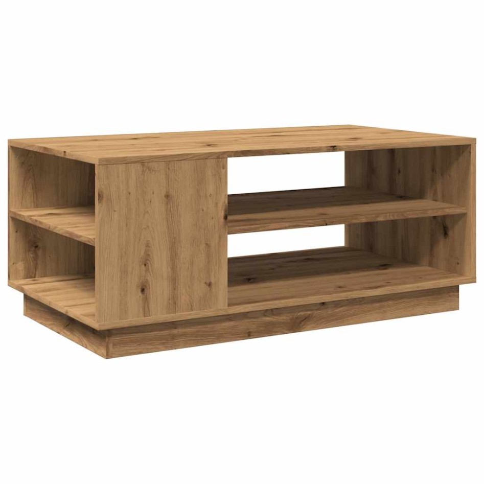 Mesa de centro madera de ingeniería roble artisan 102x55x43