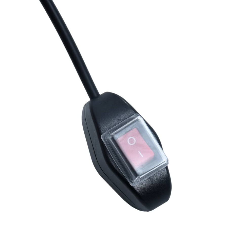 Toldo manual retráctil con LED naranja y marrón 450x300